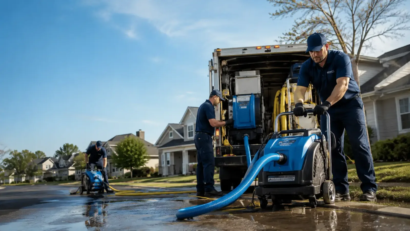 Flood Damage Cleanup in Albert, OK
